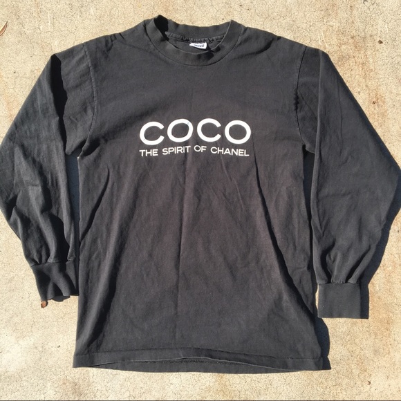 Vintage Coco Chanel Bootleg Long Sleeve Top